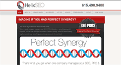 Desktop Screenshot of helixseo.com